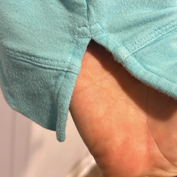 Lilly Pulitzer Blue Ibiza Luxletics Cassi Popover top size small - Picture 14 of 16